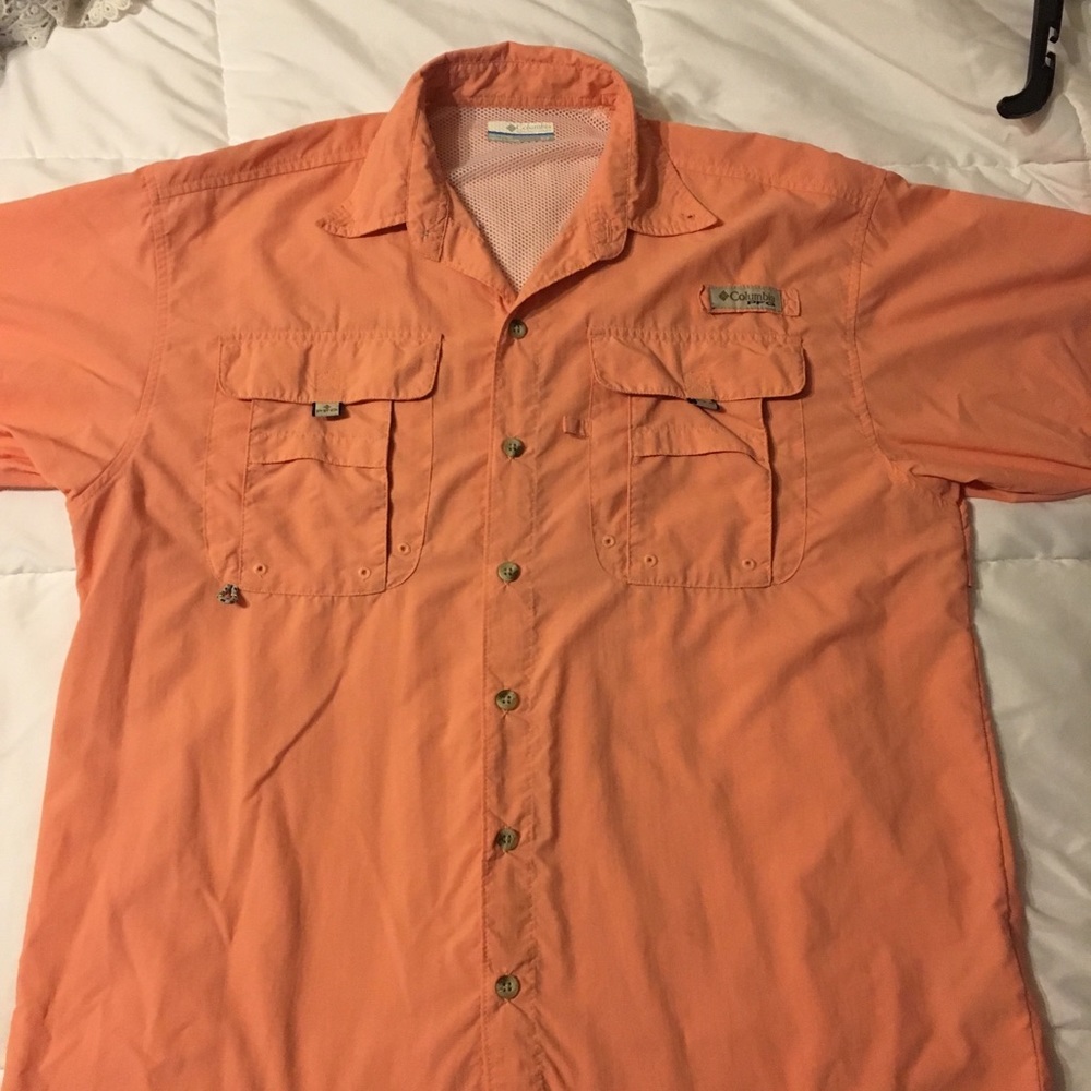 Men’s Columbia PFG Short Sleeve button up